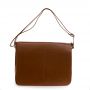 CAMEL RUDA skórzana XL torba na laptopa dokumenty A4 SKÓRA NATURALNA unisex