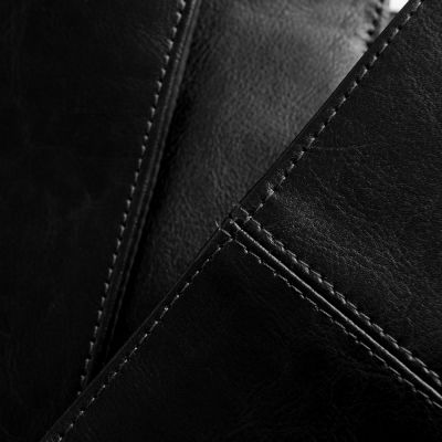 CZARNA skórzana XL torba na laptopa dokumenty A4 SKÓRA NATURALNA unisex