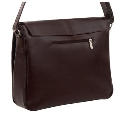 -20% BRĄZOWA skórzana XL torba na laptopa dokumenty A4 SKÓRA NATURALNA unisex