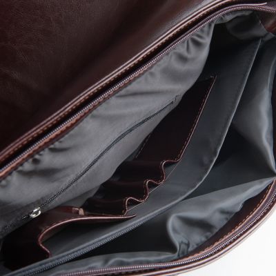-20% BRĄZOWA skórzana XL torba na laptopa dokumenty A4 SKÓRA NATURALNA unisex