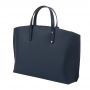 LIMITOWANA Włoska navy blue / granatowa A4 skórzana torebka MATOWA SKÓRA NATURALNA - OSTATNI EGZEMPLARZ