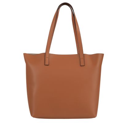 Włoska A4 camel klasyczna skórzana torebka shopper bag SKÓRA MATOWA