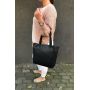 Włoska A4 camel klasyczna skórzana torebka shopper bag SKÓRA MATOWA