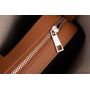 Włoska A4 camel klasyczna skórzana torebka shopper bag SKÓRA MATOWA