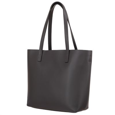 -30% Włoska A4 klasyczna szara skórzana torebka SKÓRA MATOWA shopper bag