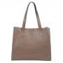 -25% CAPPUCCINO TAUPE SKÓRZANA TOREBKA XL SKÓRA NATURALNA shopper