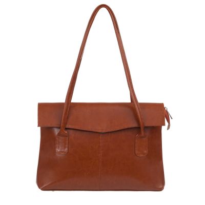 -20% ruda camel SKÓRZANA klasyczna torebka skóra naturalna