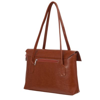 -20% ruda camel SKÓRZANA klasyczna torebka skóra naturalna