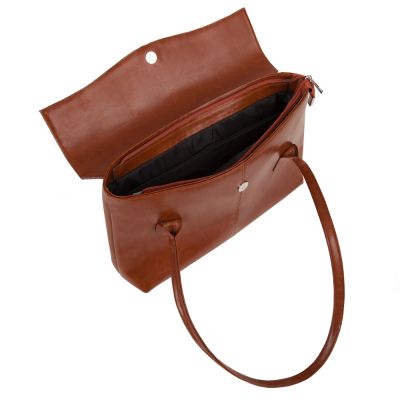 -20% ruda camel SKÓRZANA klasyczna torebka skóra naturalna