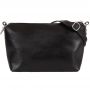 -30% HIT - czarna polska klasyczna A4 skórzana torebka shopper bag