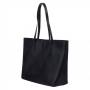 -30% HIT - granatowa polska klasyczna A4 skórzana torebka shopper bag