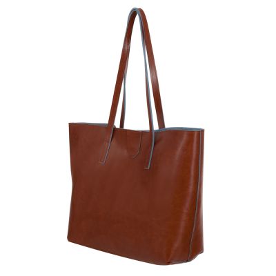 -25% camel ruda polska klasyczna A4 skórzana torebka shopper bag