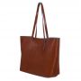 -25% camel ruda polska klasyczna A4 skórzana torebka shopper bag