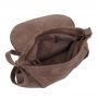 -28% SALE! TAUPE CAPPUCCINO modna pojemna torebka klapa frędzle boho