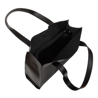 -25% CZARNA SKÓRZANA TOREBKA XL SKÓRA NATURALNA shopper