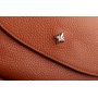 WŁOSKI rudy camel ELEGANCKI SKÓRZANY MODNY PLECAK 100% MIĘKKA SKÓRA NATURALNA