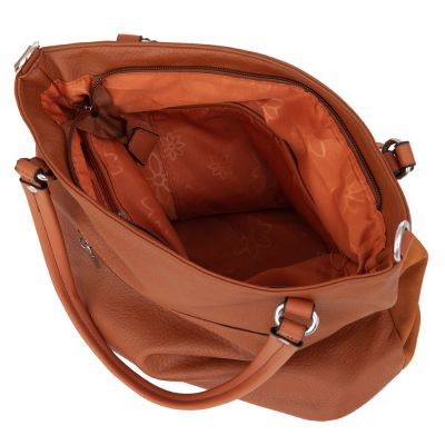 -33% RUDA CAMEL klasyczna skórzana torebka torba worek