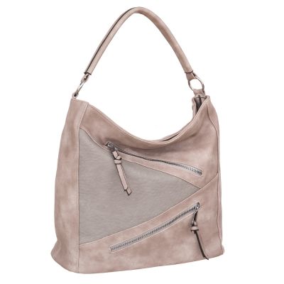 -35% URBAN STYLE beżowa nude klasyczna skórzana torebka torba A4 HIT!