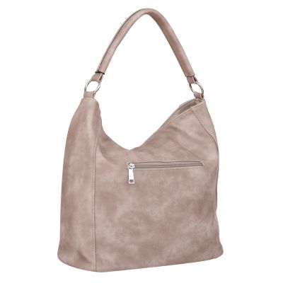 -35% URBAN STYLE beżowa nude klasyczna skórzana torebka torba A4 HIT!