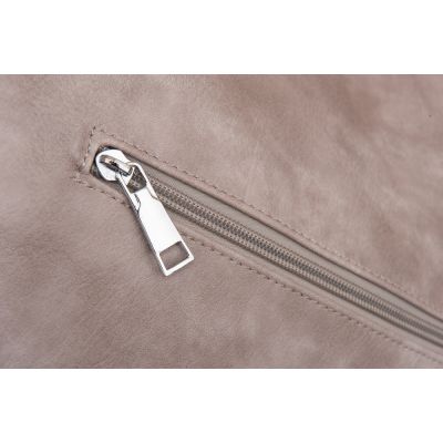 -35% URBAN STYLE beżowa nude klasyczna skórzana torebka torba A4 HIT!