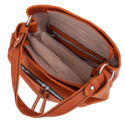 -40% RUDA CAMEL klasyczna skórzana torebka torba worek modna skóra A4