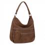 -35% URBAN STYLE cappuccino taupe klasyczna skórzana torebka torba A4