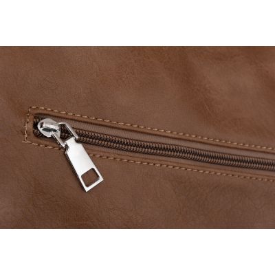 -30% FIRENZE BAGS cappuccino taupe klasyczna skórzana torebka torba A4