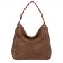 -30% FIRENZE BAGS cappuccino taupe klasyczna skórzana torebka torba A4