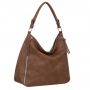 -30% FIRENZE BAGS cappuccino taupe klasyczna skórzana torebka torba A4