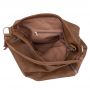 -30% FIRENZE BAGS cappuccino taupe klasyczna skórzana torebka torba A4