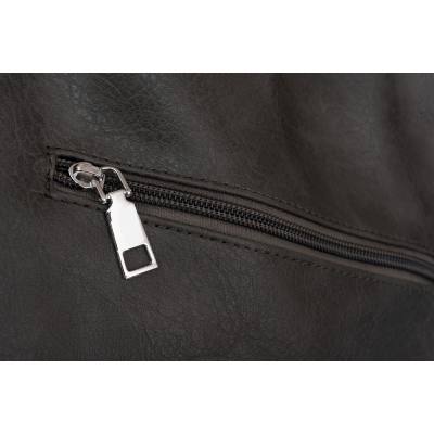-35% FIRENZE BAGS szara klasyczna skórzana torebka torba A4