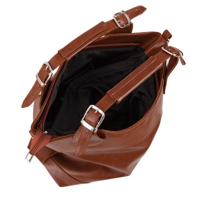SALE Polska camel ruda A4 skórzana torebka 100% SKÓRA NATURALNA zarka