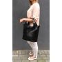SALE Polska camel ruda A4 skórzana torebka 100% SKÓRA NATURALNA zarka