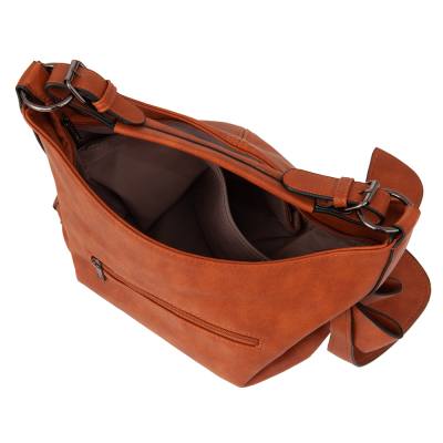 -30% RUDA CAMEL klasyczna skórzana torebka torba worek modna skóra A4