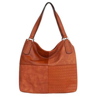 FASHION BAGS - CAMEL RUDA klasyczna skórzana torebka torba worek modna skóra A4