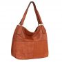FASHION BAGS - CAMEL RUDA klasyczna skórzana torebka torba worek modna skóra A4
