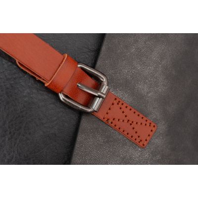 FLORA&CO szara torebka listonoszka A4 miękka skóra pojemna torba