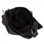 FASHION BAGS - CZARNA klasyczna skórzana torebka torba worek modna skóra A4 pikowana