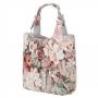 L'ARTIGIANO Włoska kwiaty pastelowa A4 klasyczna skórzana torebka shopper bag