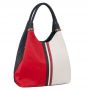 Fashion vintage marynarska granatowa torebka WOREK