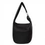 -30% MAGIC BAGS - czarna asymetryczna torebka torba worek skóra A4