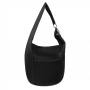 -30% MAGIC BAGS - czarna asymetryczna torebka torba worek skóra A4