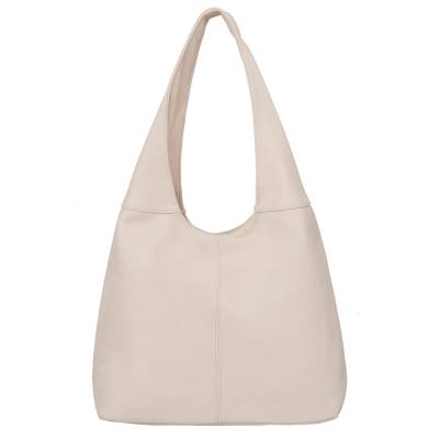 JASNOBEŻOWA TOREBKA WOREK SHOPPER KLASYCZNA TORBA