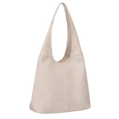 JASNOBEŻOWA TOREBKA WOREK SHOPPER KLASYCZNA TORBA