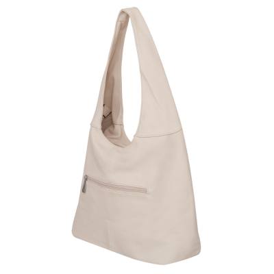 JASNOBEŻOWA TOREBKA WOREK SHOPPER KLASYCZNA TORBA
