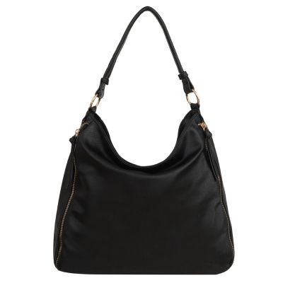 -35% FIRENZE BAGS czarna klasyczna skórzana torebka torba A4
