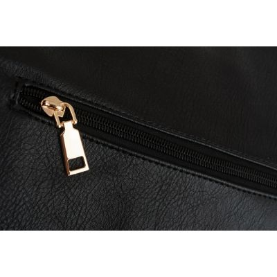 -35% FIRENZE BAGS czarna klasyczna skórzana torebka torba A4