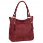 -30% FIRENZE BAGS bordowa klasyczna skórzana torebka torba A4