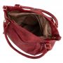 -30% FIRENZE BAGS bordowa klasyczna skórzana torebka torba A4