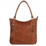 -30% FIRENZE BAGS camel ruda klasyczna skórzana torebka torba A4